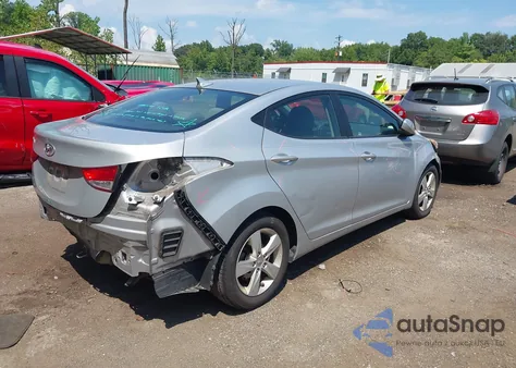 2013 Hyundai Elantra Gls z USA, uszkodzony, nr VIN 5NPDH4AE6DH163885